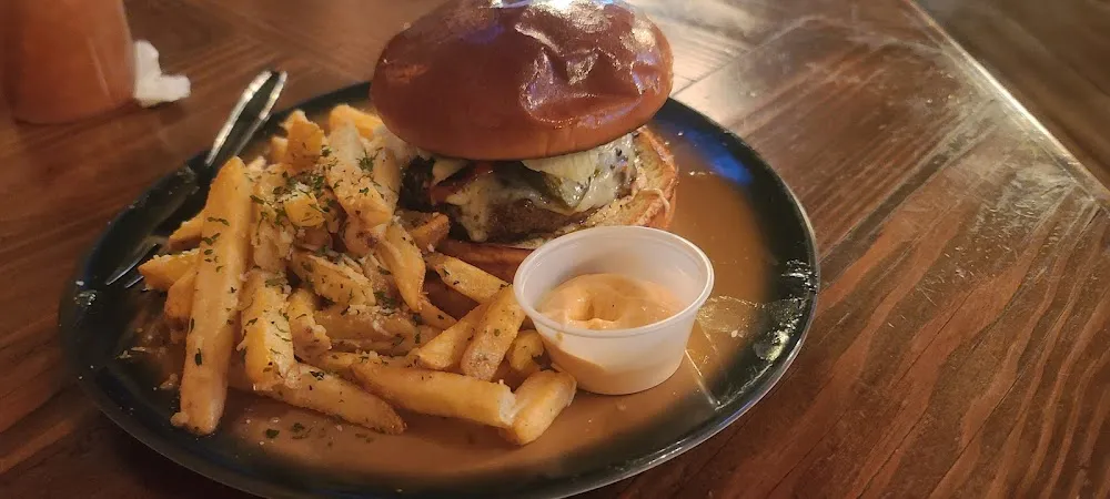 Inferno Burger and Fries